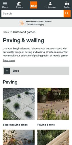 Mobile page screenshot