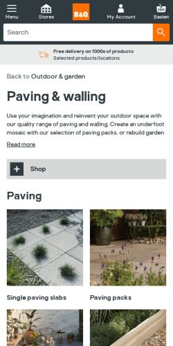 Mobile page screenshot
