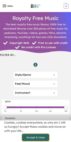 Mobile page screenshot