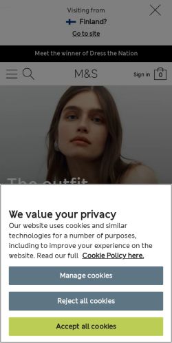 Mobile page screenshot