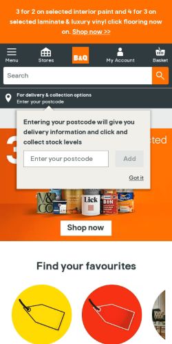 Mobile page screenshot