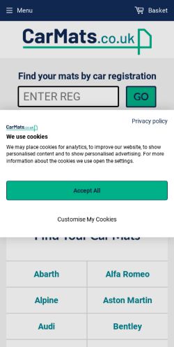 Mobile page screenshot