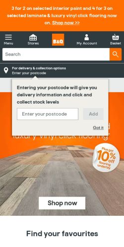 Mobile page screenshot