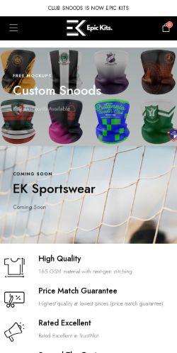 Mobile page screenshot