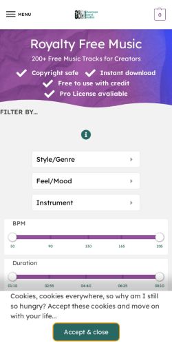 Mobile page screenshot