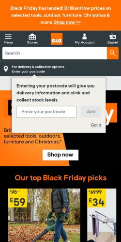 Mobile page screenshot