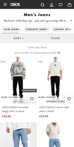 Mobile page screenshot