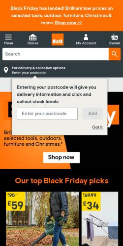 Mobile page screenshot