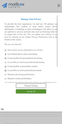 Mobile page screenshot