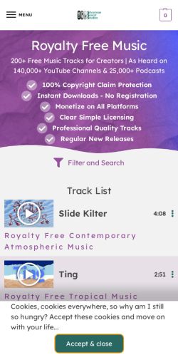 Mobile page screenshot