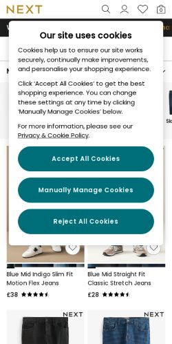 Mobile page screenshot