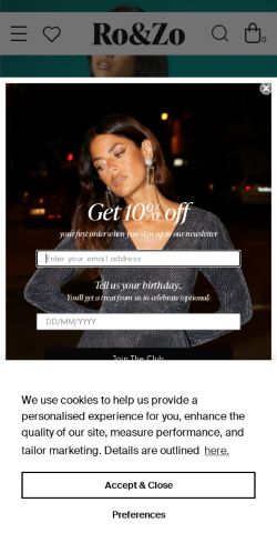 Mobile page screenshot