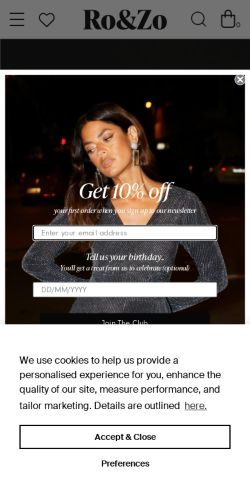 Mobile page screenshot