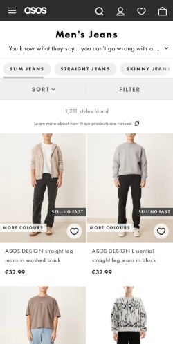 Mobile page screenshot