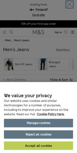 Mobile page screenshot