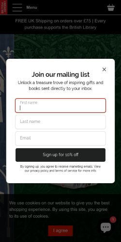 Mobile page screenshot