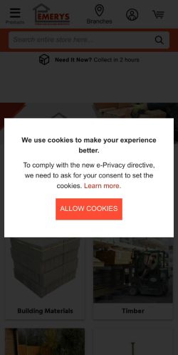 Mobile page screenshot