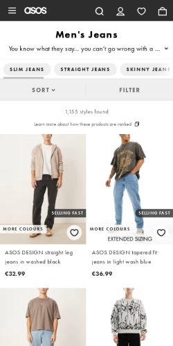 Mobile page screenshot