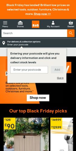 Mobile page screenshot