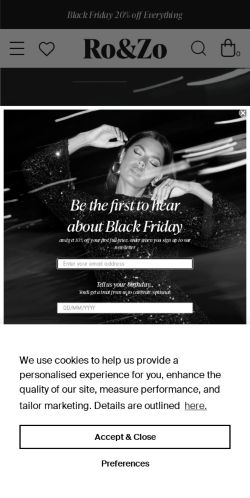 Mobile page screenshot