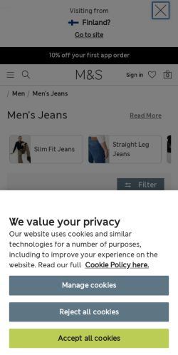 Mobile page screenshot