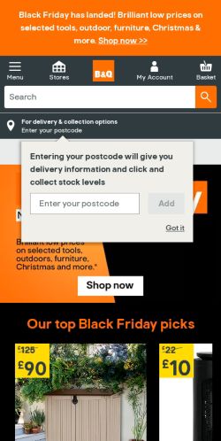 Mobile page screenshot