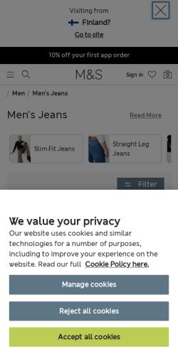 Mobile page screenshot