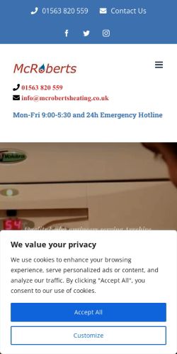 Mobile page screenshot