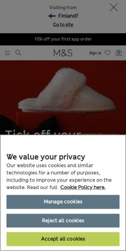 Mobile page screenshot