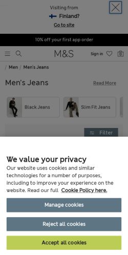Mobile page screenshot