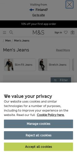Mobile page screenshot