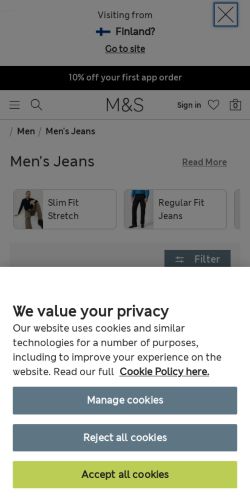 Mobile page screenshot