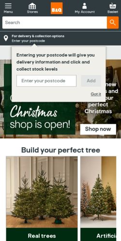 Mobile page screenshot