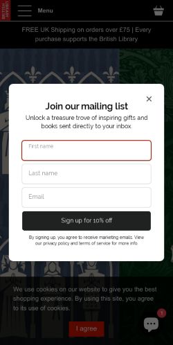 Mobile page screenshot