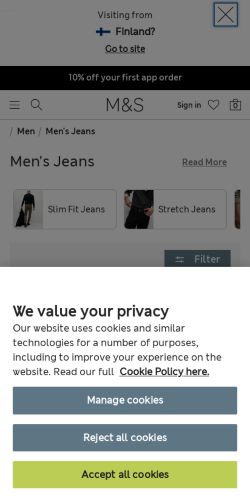 Mobile page screenshot