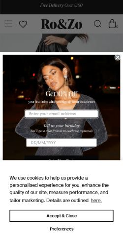 Mobile page screenshot