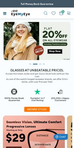 Mobile page screenshot