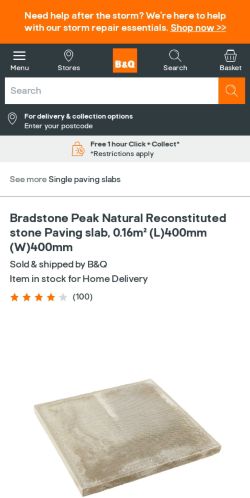 Mobile page screenshot