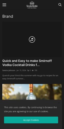 Mobile page screenshot