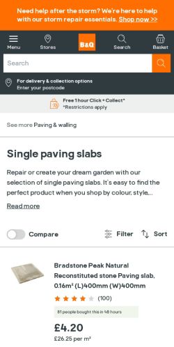 Mobile page screenshot