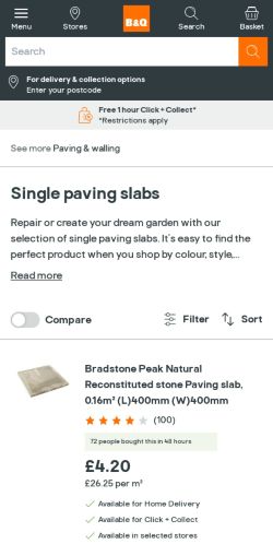 Mobile page screenshot