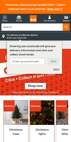 Mobile page screenshot
