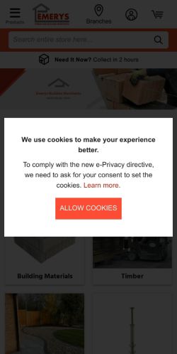 Mobile page screenshot