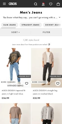 Mobile page screenshot