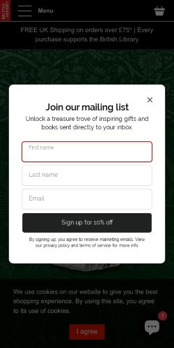 Mobile page screenshot