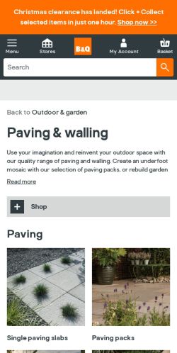 Mobile page screenshot