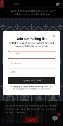 Mobile page screenshot