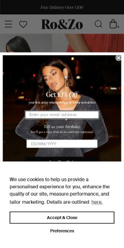 Mobile page screenshot