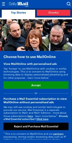 Mobile page screenshot