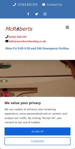 Mobile page screenshot